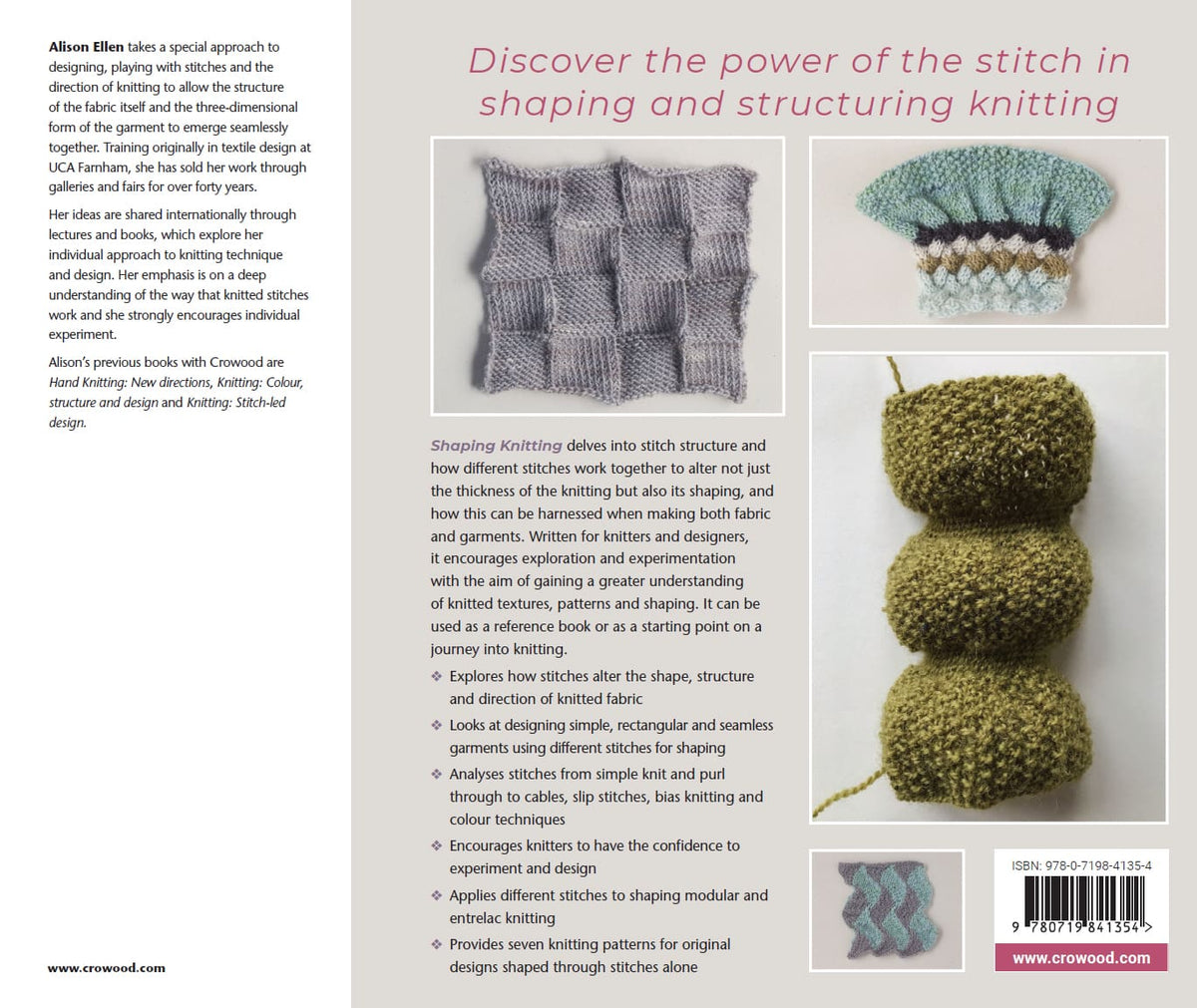 Shaping Knitting - A Designers Guide to Understanding Stitches