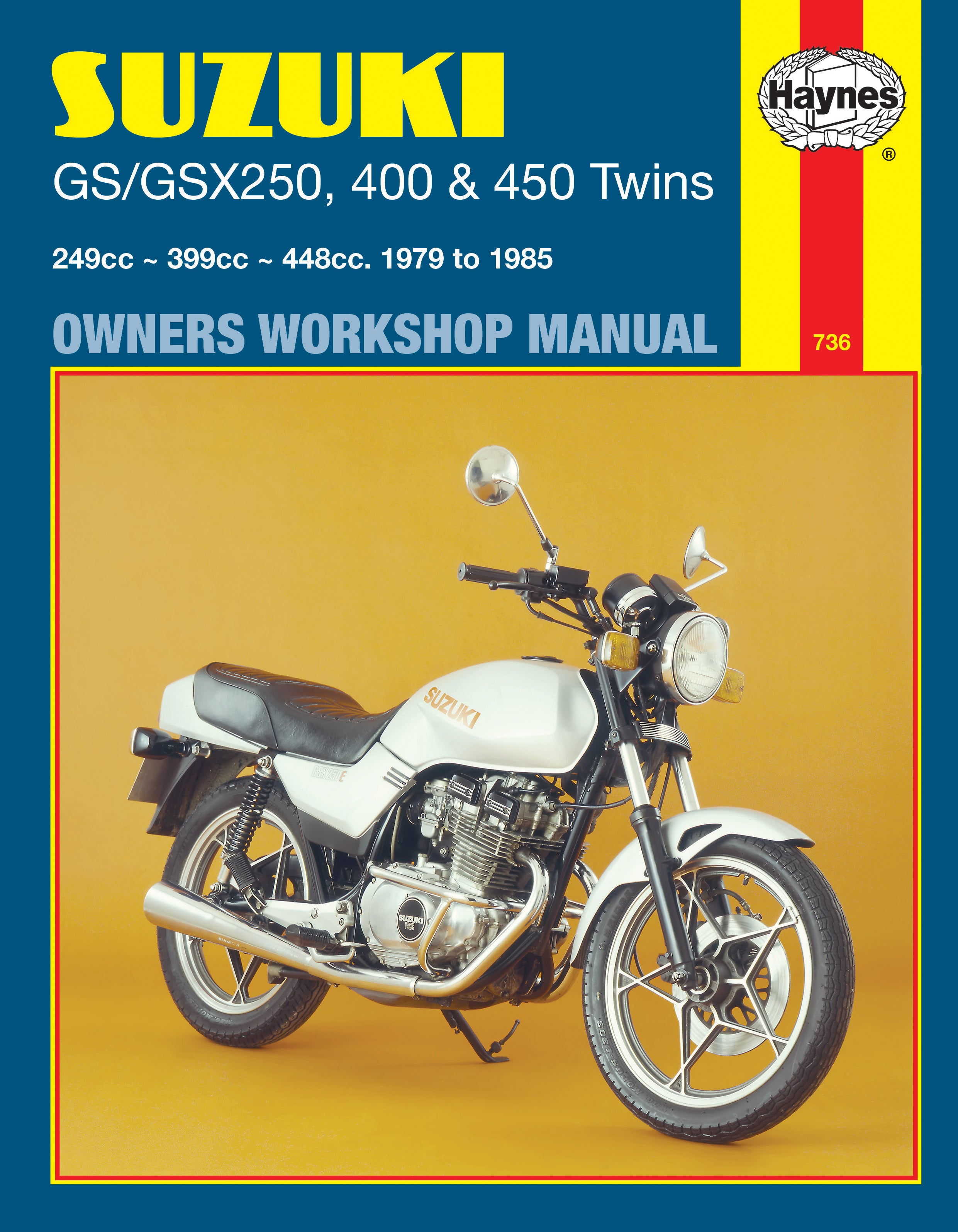 Suzuki GS/GSX250, 400 & 450 Twins (79 - 85) Haynes Repair Manual - Digital Edition