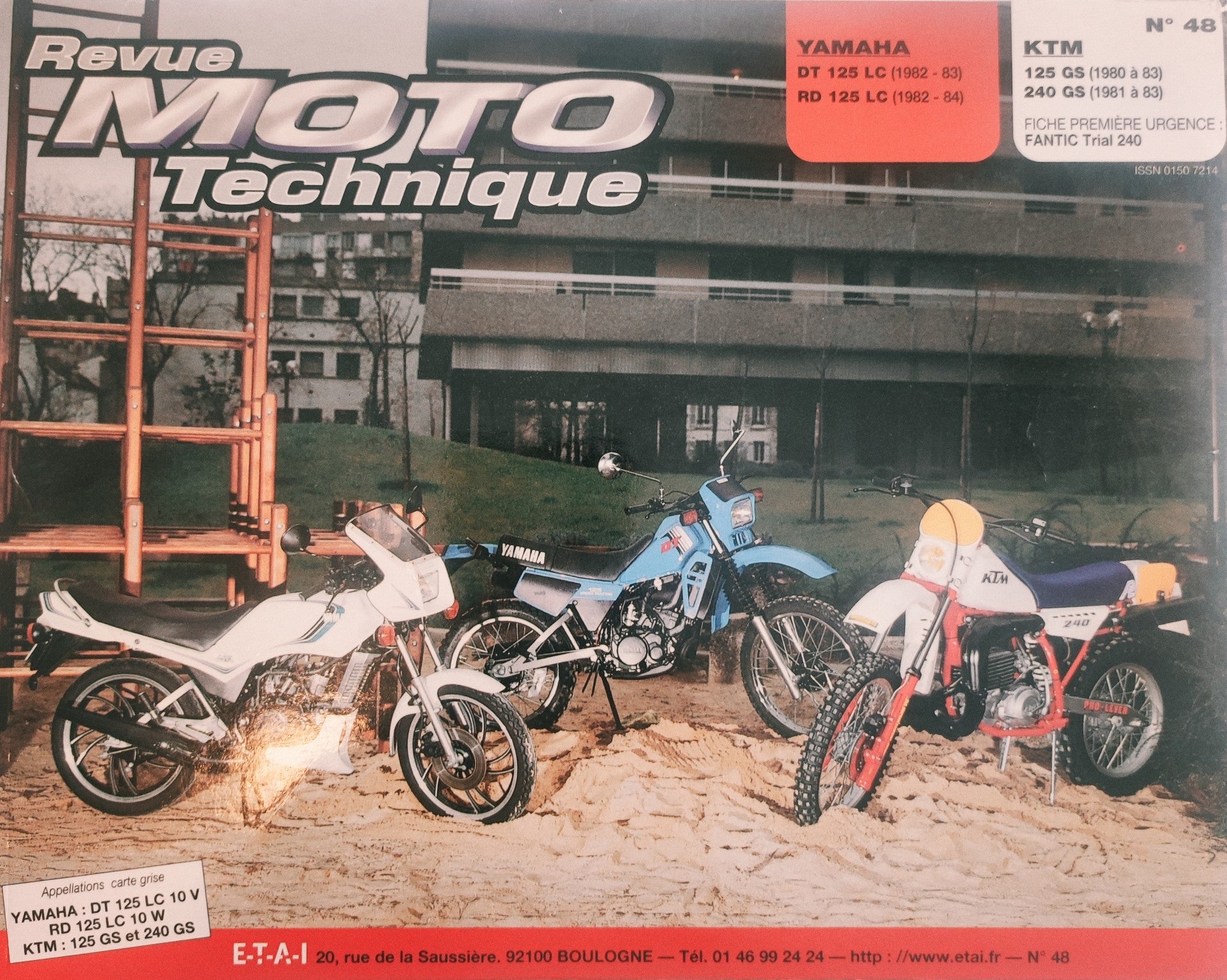 Yamaha 125 DT/RD 82-84/KTM GS 125/240 80-83