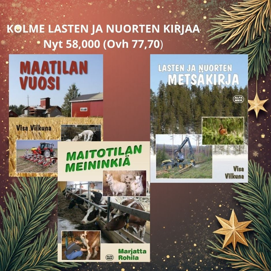 Lastenkirjapaketti, sis. 3 kirjaa