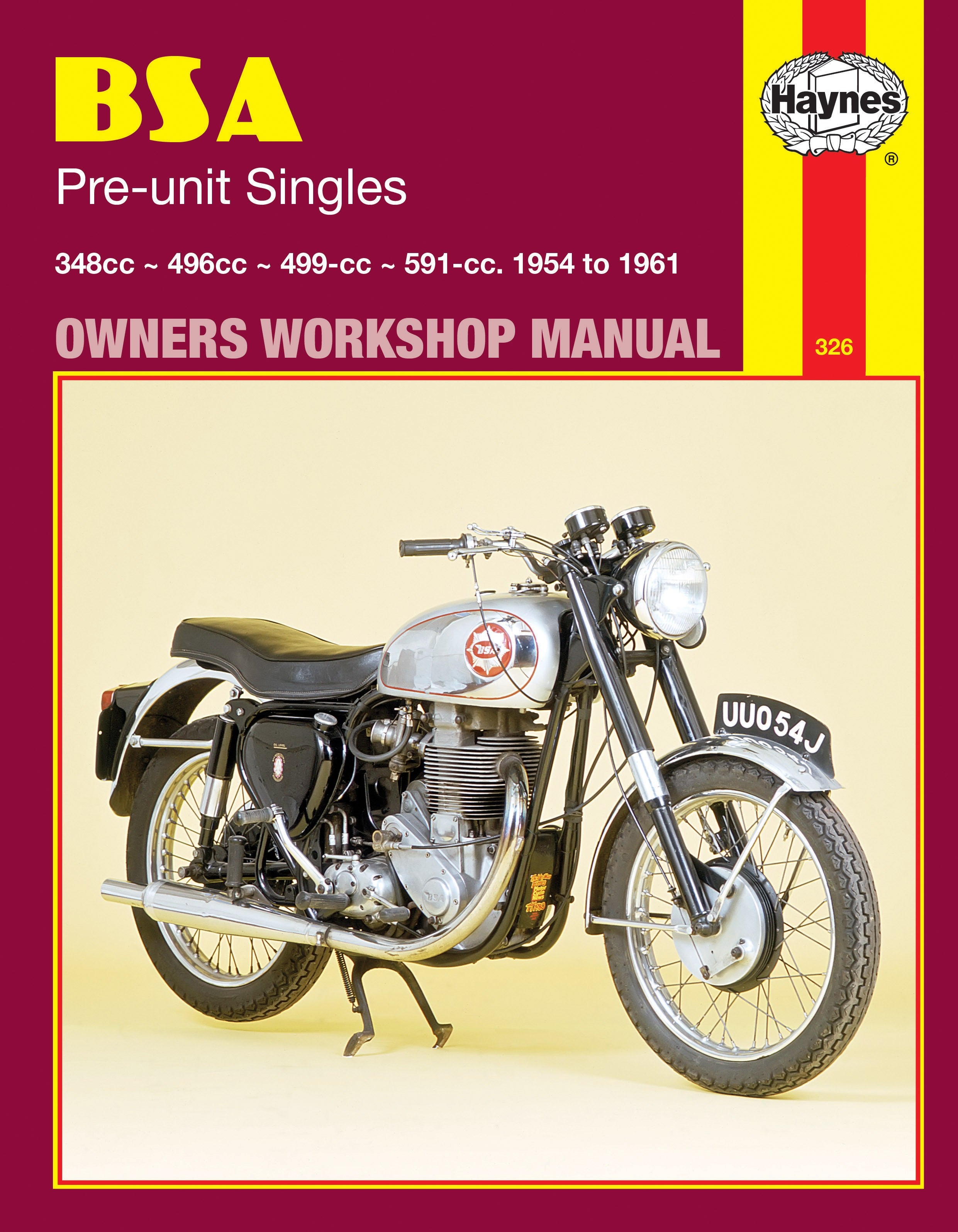 BSA Pre-unit Singles (54 - 61) Haynes Repair Manual - Digital Edition