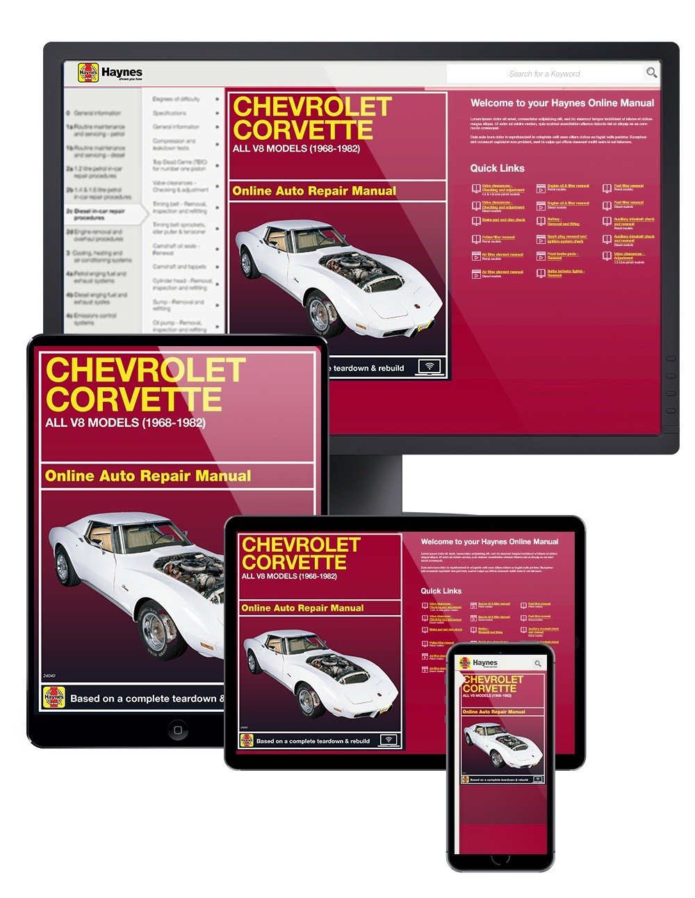 Chevrolet Corvette (68-82) Haynes Online Manual