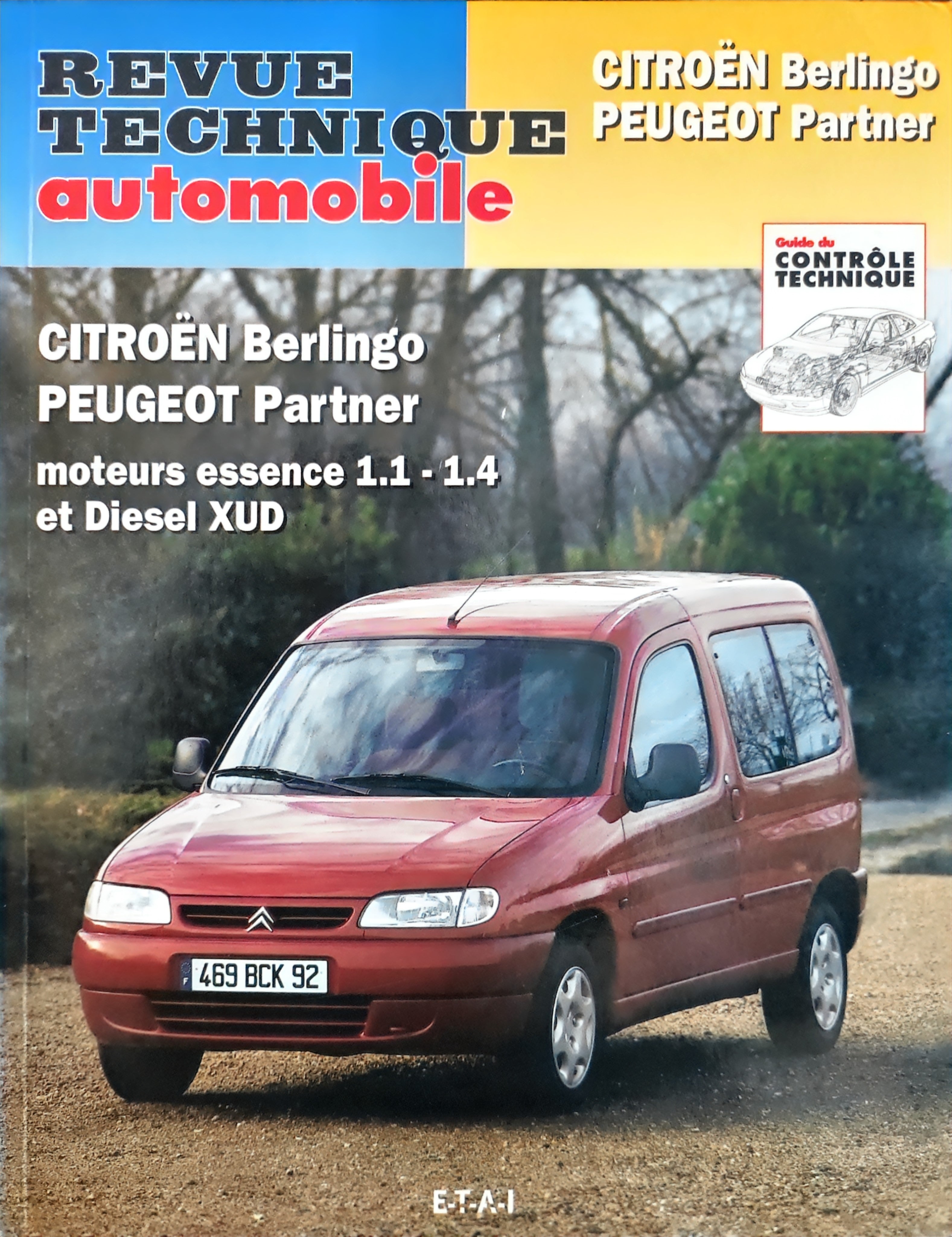 Citroen Berlingo 1.1L &1.4L b/d XUD
