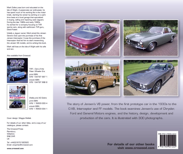JENSEN V8 The Complete Story of the American-Powered Cars