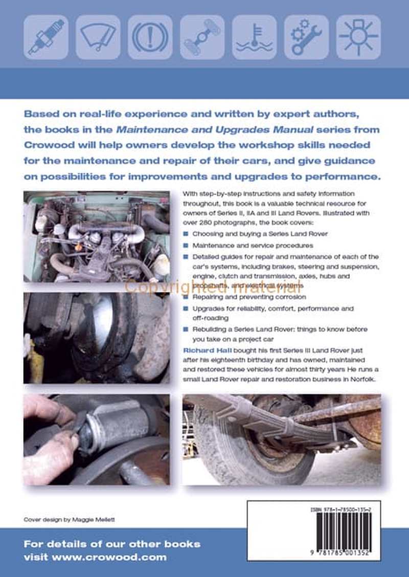 Land Rover Series II, IIA and III Maintenance and Upgrades Manual