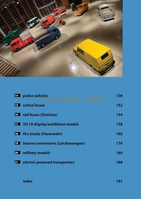 VW Bus and Pick-Up: Special Models
