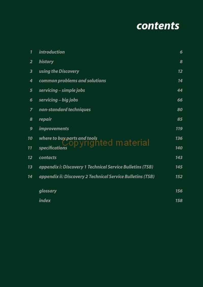 Land Rover Discovery Maintenance and Upgrades Manual, Series 1 and 2