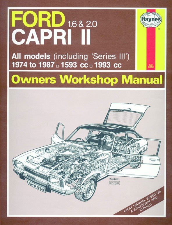 Ford Capri II (and III) 1.6 & 2.0 (74 - 87) Haynes Repair Manual Digital Edition