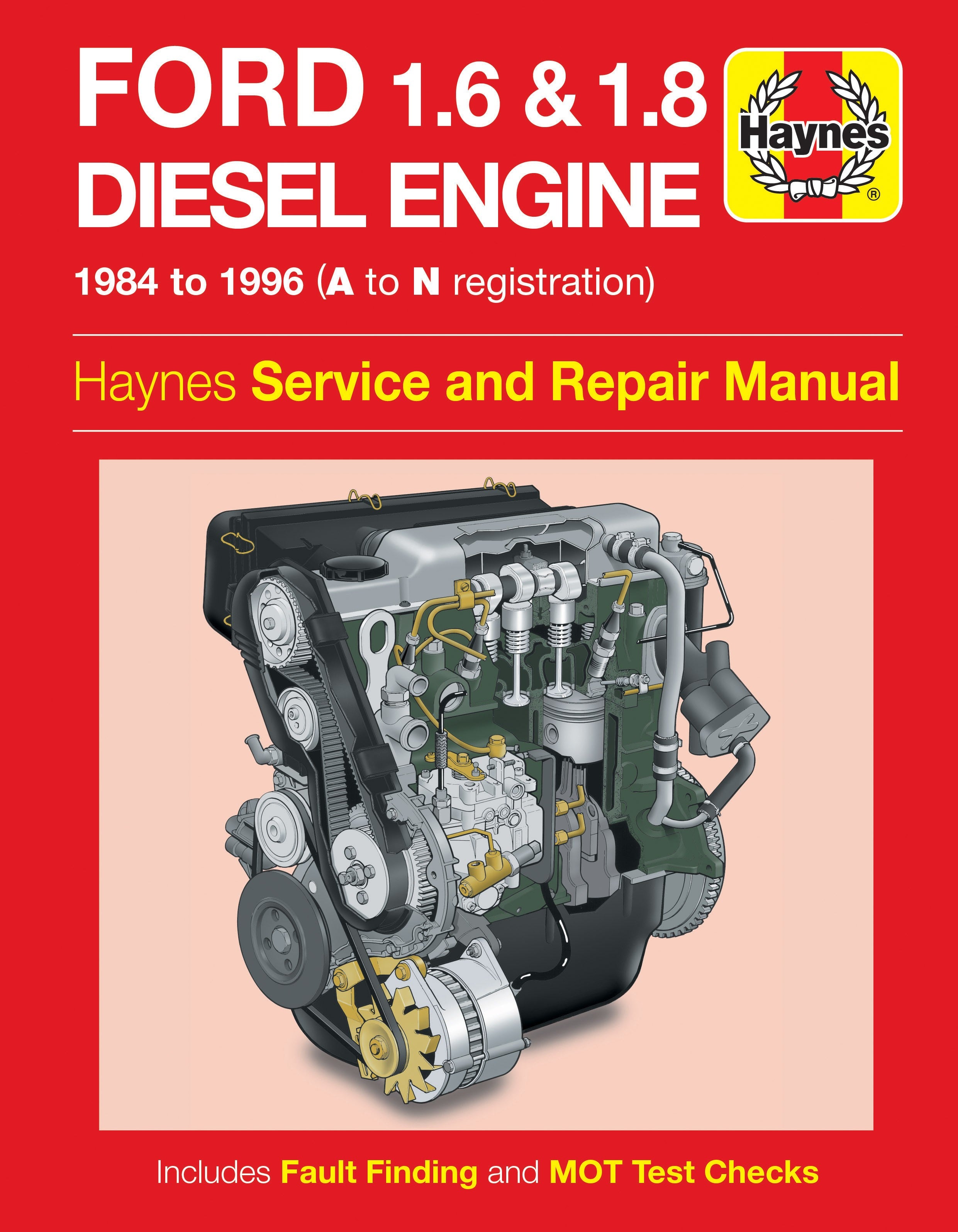 Ford Diesel Engine 1.6/1.8 1984 - 1996