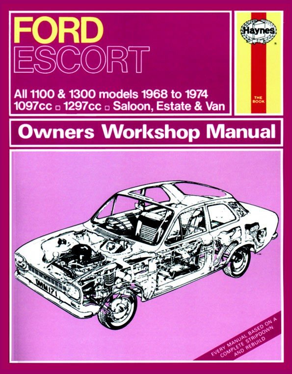 Ford Escort Mk I 1100 & 1300 (68 - 74) Haynes Repair Manual - Digital Edition