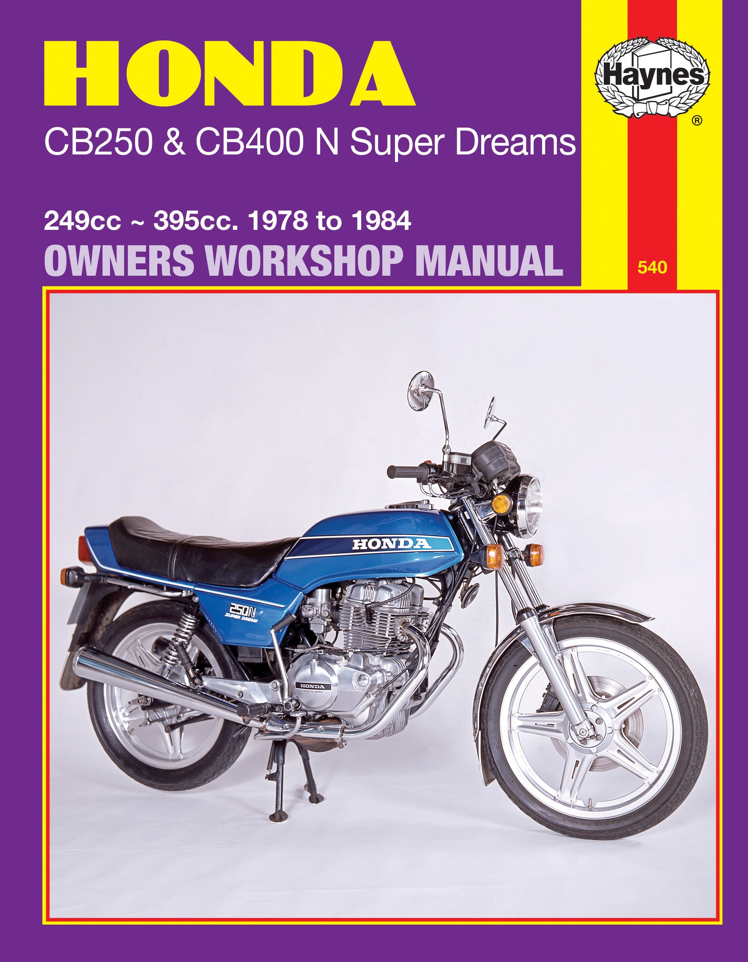 Honda CB250 & CB400N Super Dreams (78 - 84) Haynes Repair Manual - Digital Edition