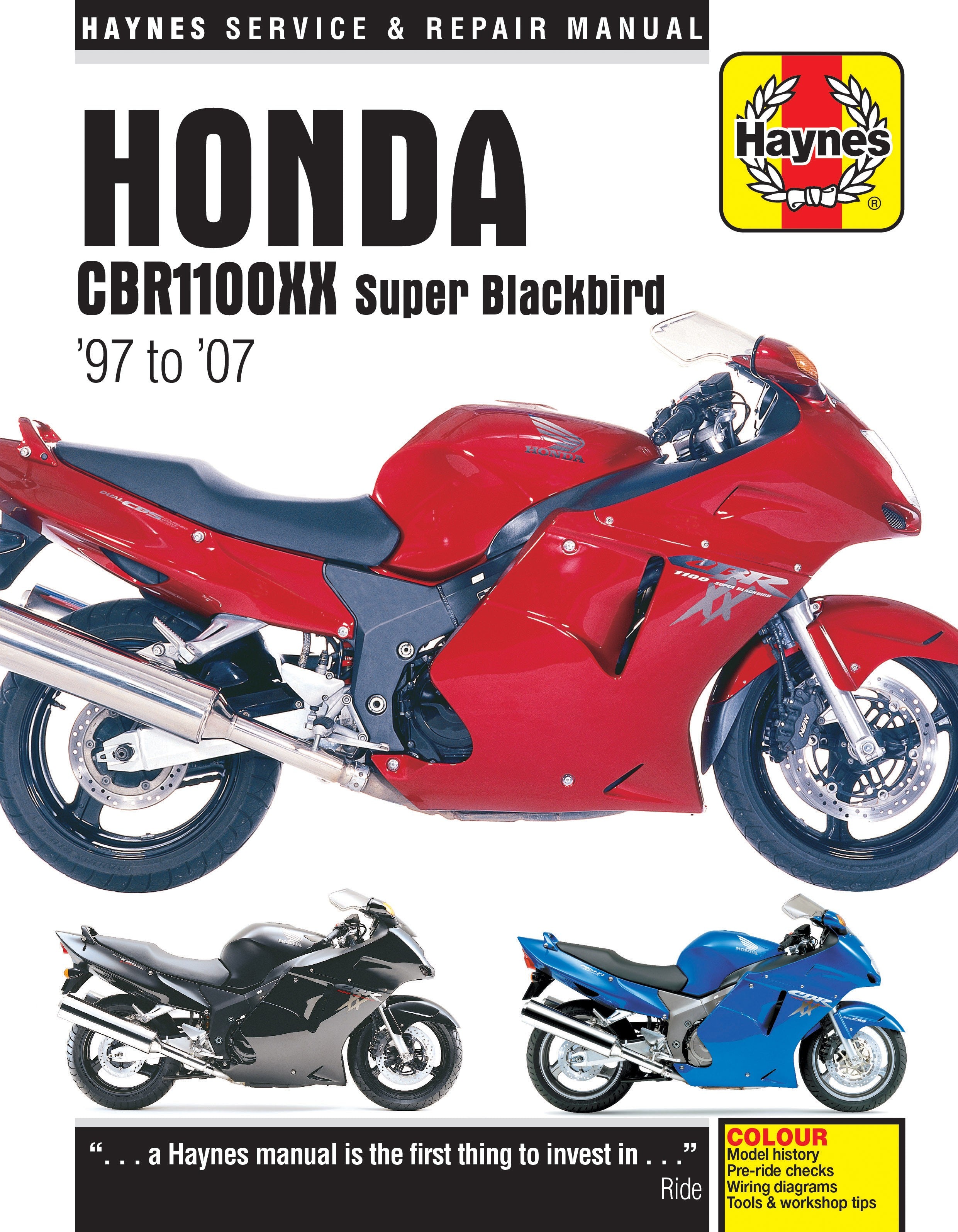 Honda CBR1100 XX Super Blackbird 1997-2007