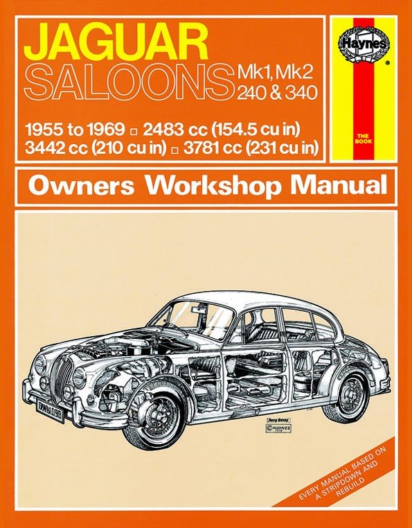 Jaguar MkI & II, 240 & 340 (55 - 69) Haynes Repair Manual - Digital Edition