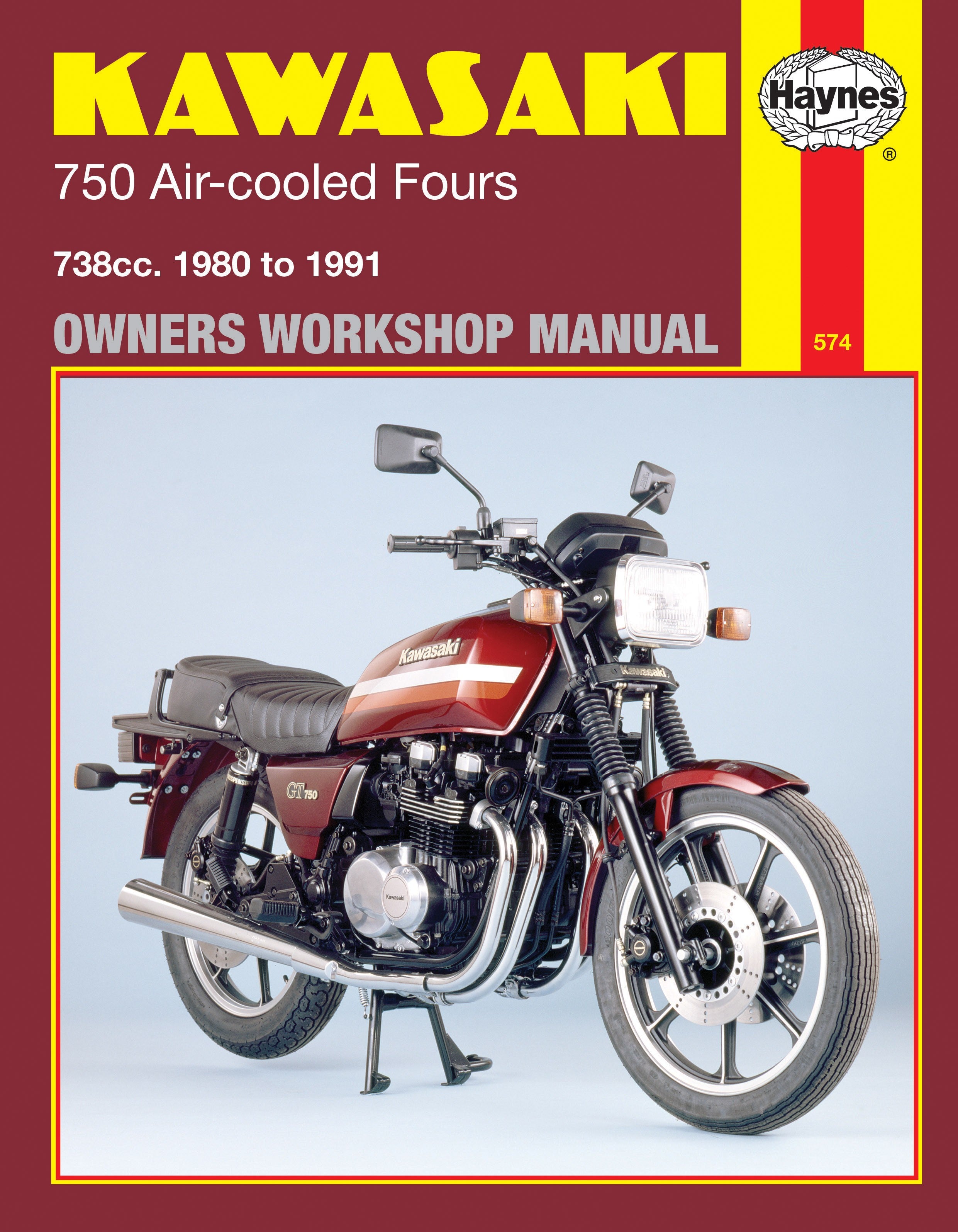 Kawasaki 750 Air-cooled Fours (80 - 91) Haynes Repair Manual - Digital Edition