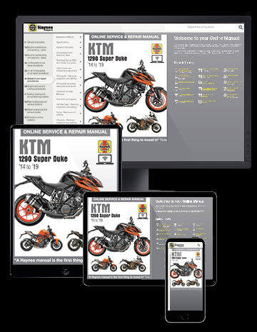 KTM 1290 Super Duke (14-19) Haynes Online Manual
