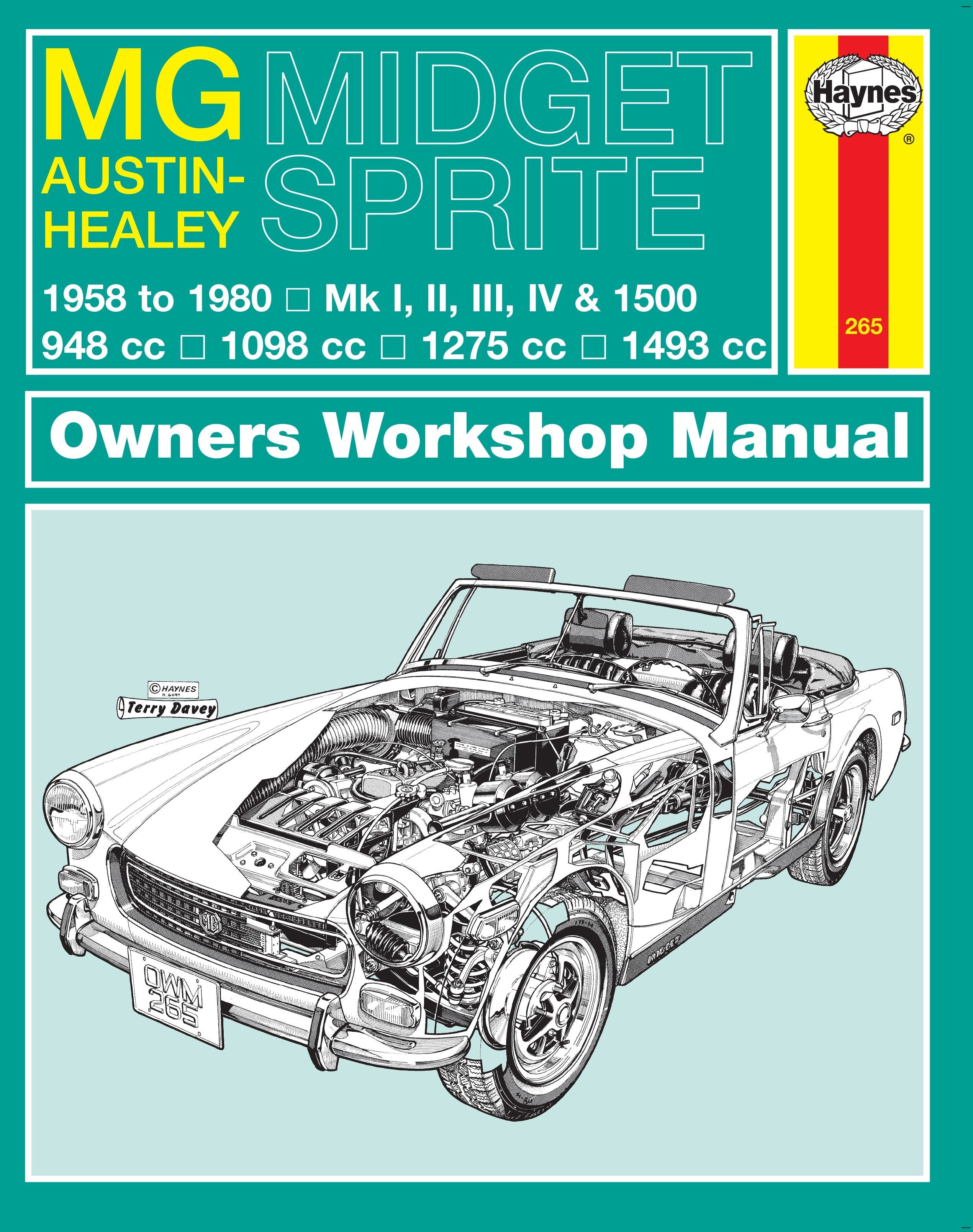 MG Midget & Austin-Healey Sprite (58 - 80) Haynes Repair Manual - Digital Edition