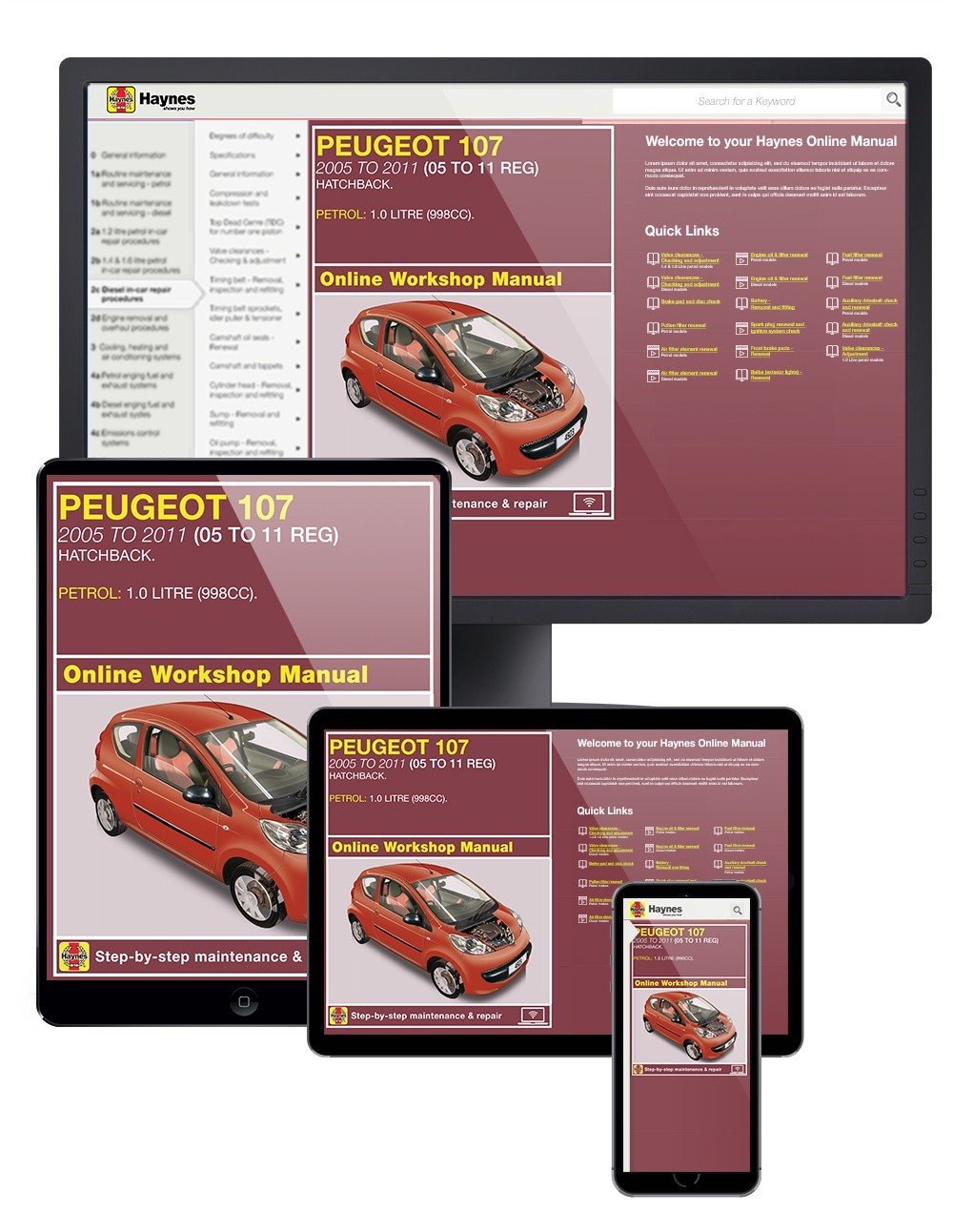 Peugeot 107 Petrol (2005-2011) Haynes Online Manual