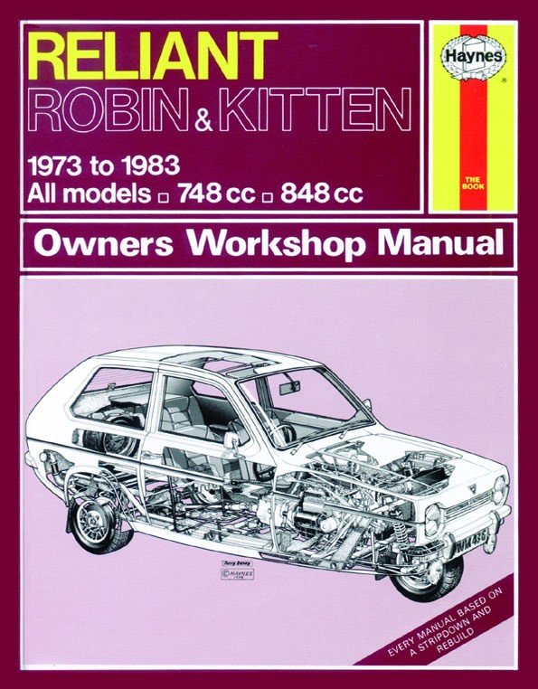 Reliant Robin & Kitten (73 - 83) Haynes Repair Manual - Digital Edition