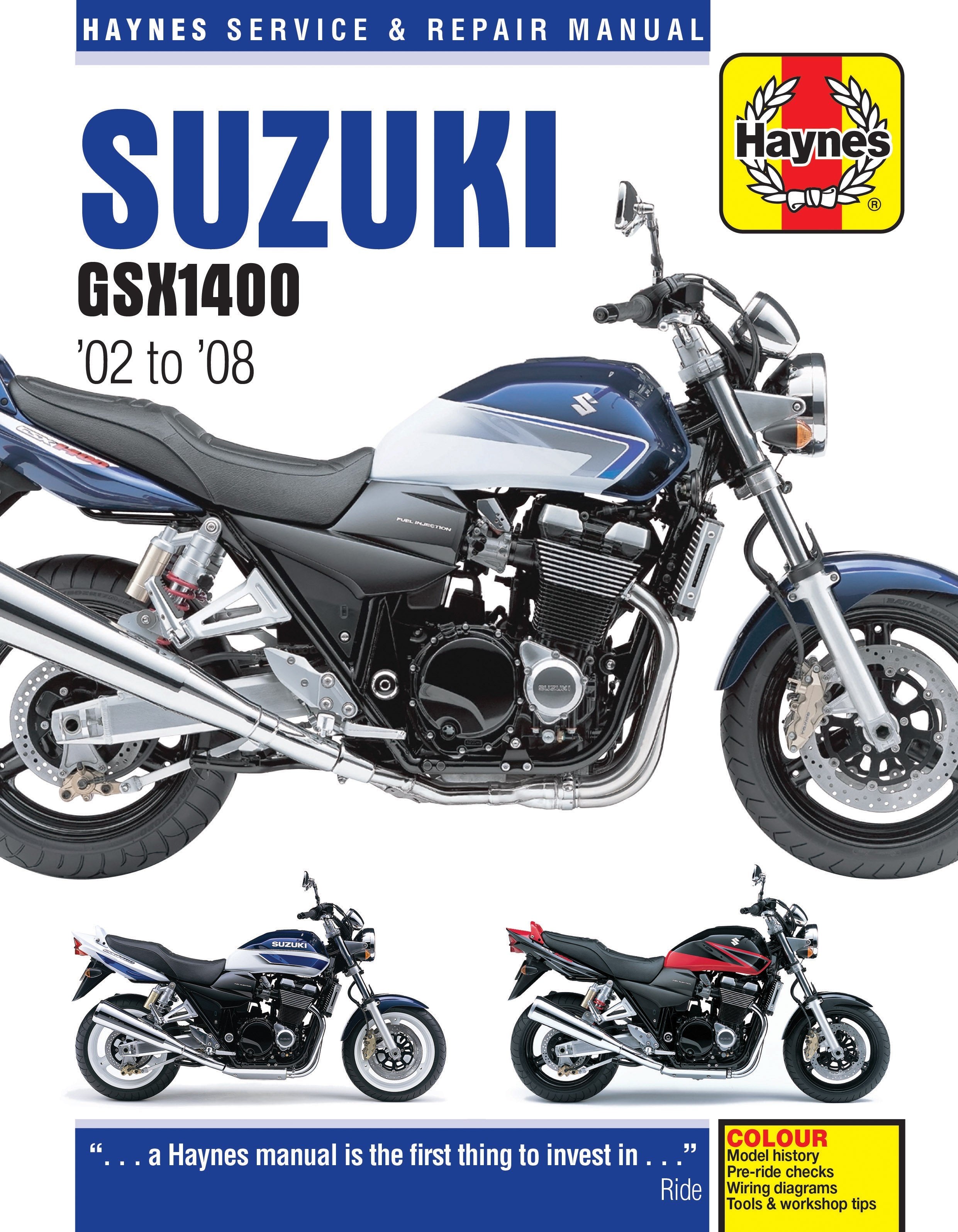Suzuki GSX1400 (02 - 08) Haynes Repair Manual - Digital Edition