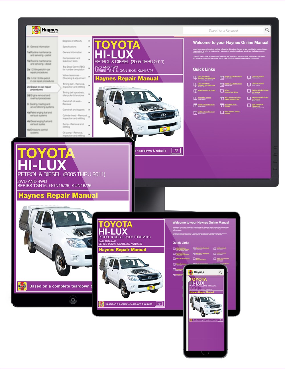 Toyota Hilux (2005-2011) Haynes Online Manual