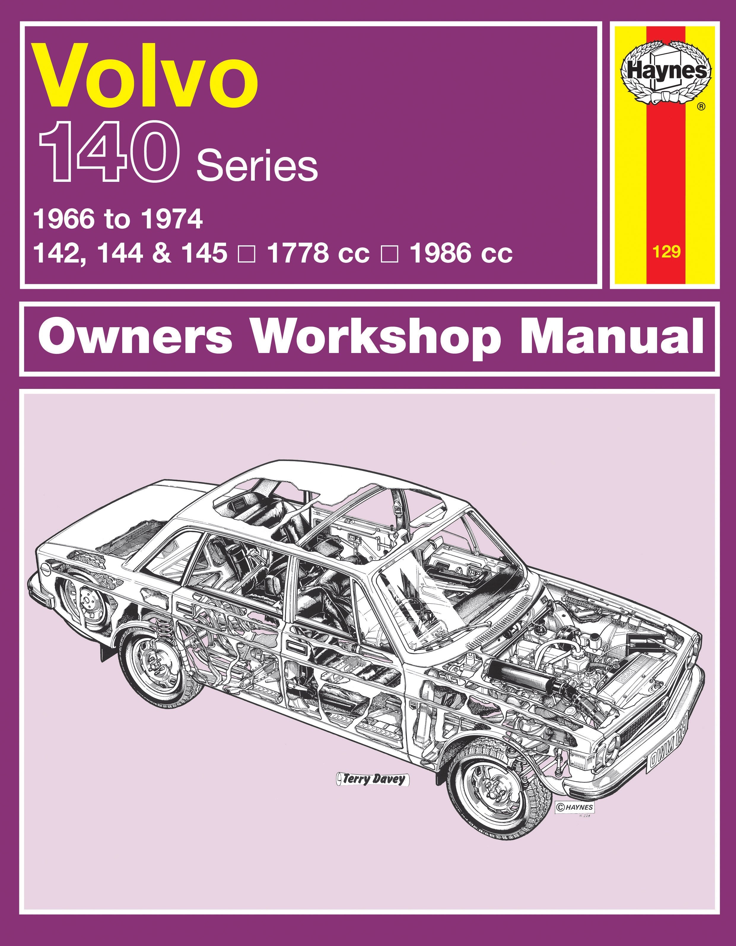 Volvo 140 142/144/145 1966 - 1974 Classic Reprint