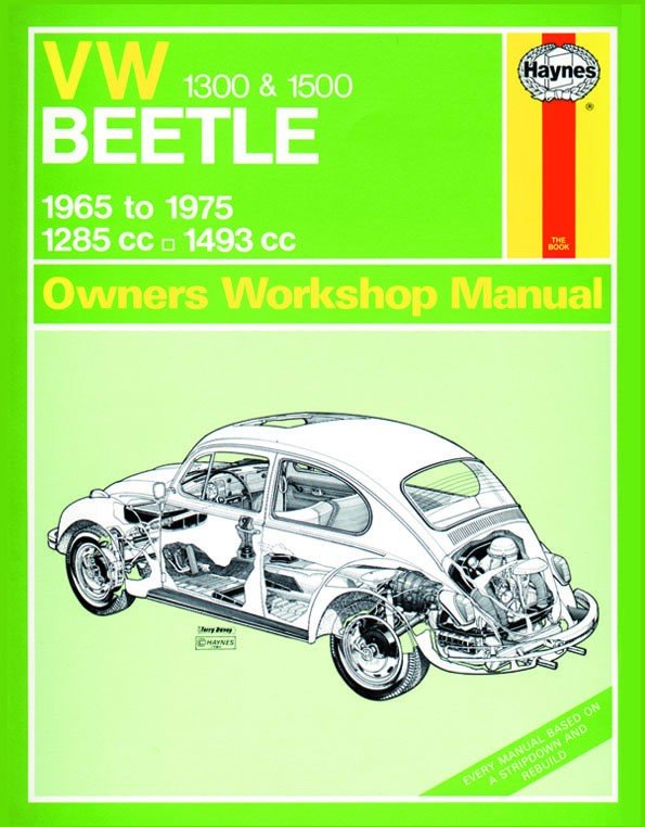 VW Beetle 1300 & 1500 (65 - 75) Haynes Repair Manual - Digital Edition