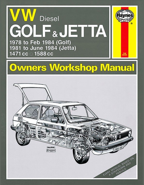 VW Golf & Jetta Mk 1 Diesel (78 - 84) Haynes Repair Manual - Digital Edition