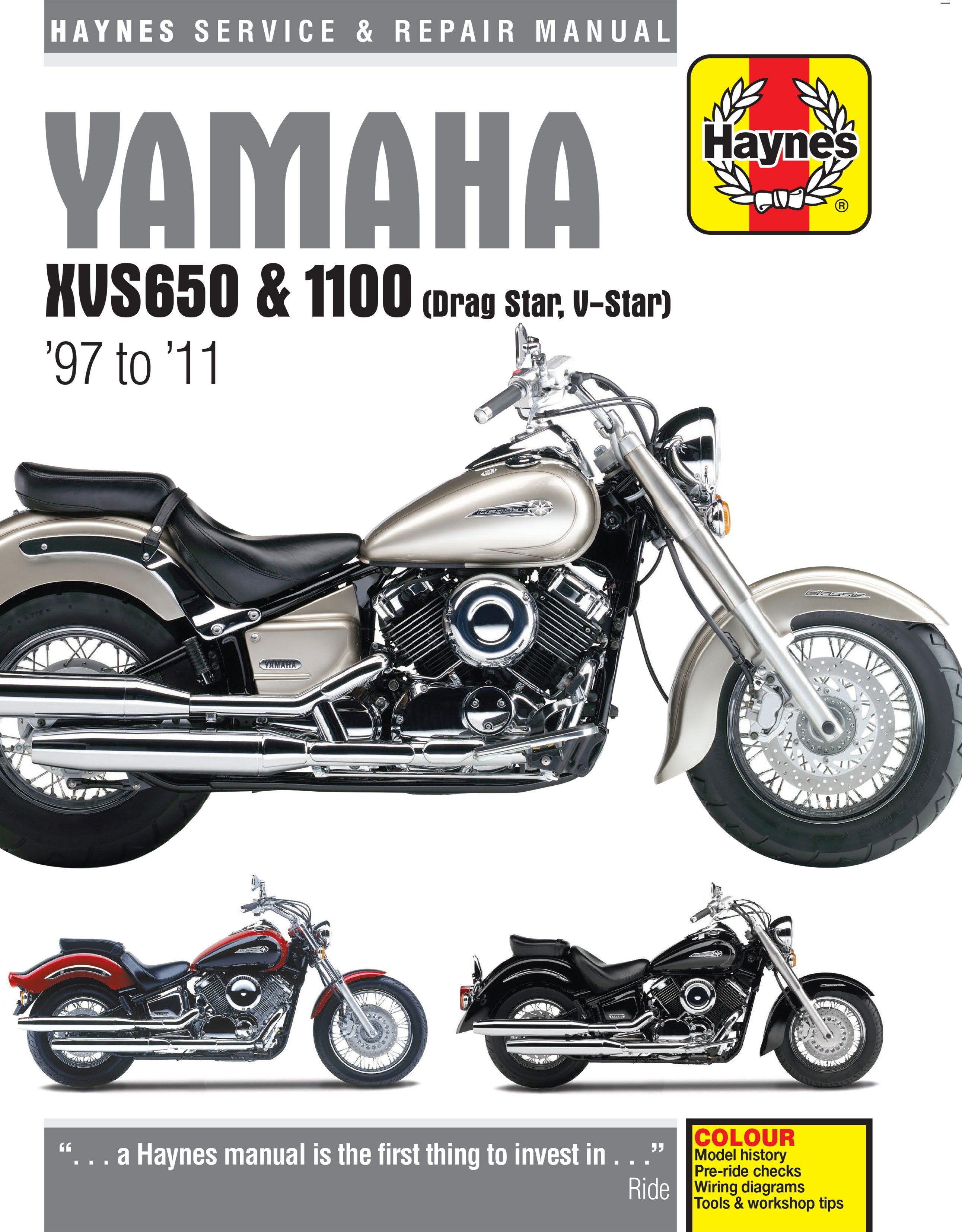Yamaha XVS650 & 1100 Drag Star /V-Star 1997-2011