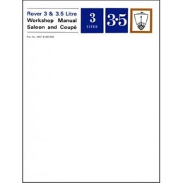 Rover 3 & 3,5 Workshop Manual Saloon and Coupe