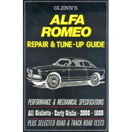 Alfa Romeo Giulietta, Giulia, 2000, 1600  Repair & Tune Up