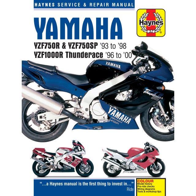 Yamaha YZF750R & YZF750SP & YZF1000R Thunderace 1993-2000