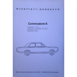 Opel Commodore A GS, GS/E korjaamokäsikirja