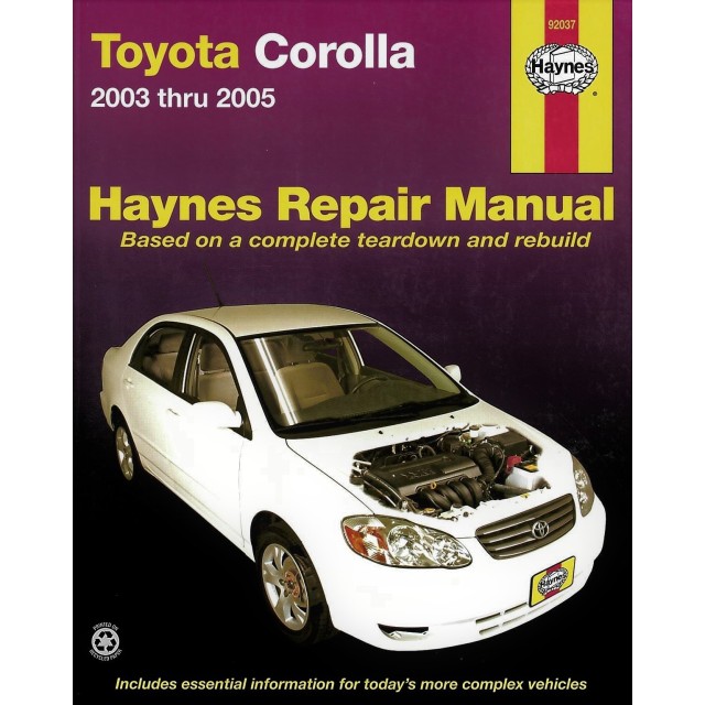 Toyota Corolla 1.8L 2003-2005