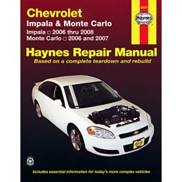 Chevrolet Impala/Monte Carlo 2006 - 2008