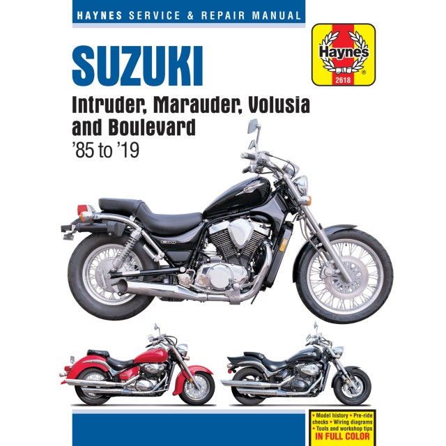 Suzuki Intruder, Marauder, Volusia & Boulevard 1985-2019