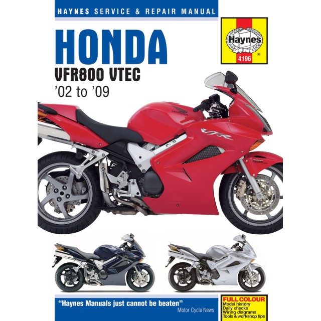 Honda VFR800 V-Tec V-Fours 2002-09