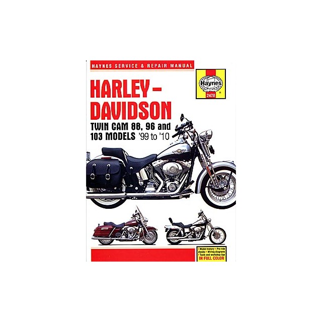 Harley-Davidson Twin Cam 88, 96 & 103 Models 1999-2010