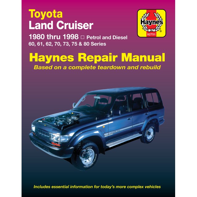 Toyota Land Cruiser petrol and diesel 1980 - 1998