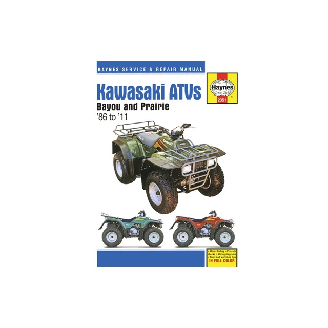 Kawasaki Bayou/Prairie 1986 - 2011