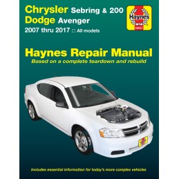 Chrysler Sebring, Dodge Avenger 2007-2017. Haynes Repair Manual