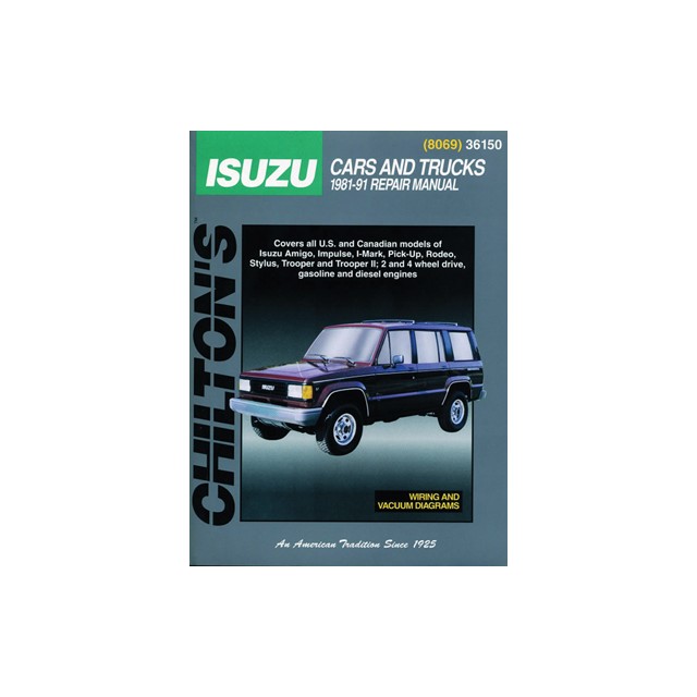 Isuzu Cars & Trucks b/d 1981 - 1991