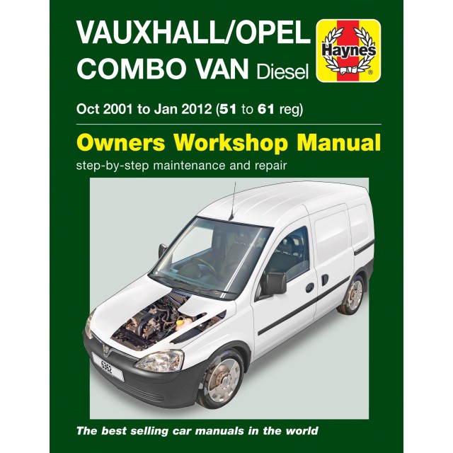 Opel Combo Diesel 2001-2012. Owners Workshop Manual