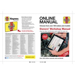 Haynes Online Manual Card