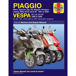 Piaggio (Vespa) Scooters 91-09