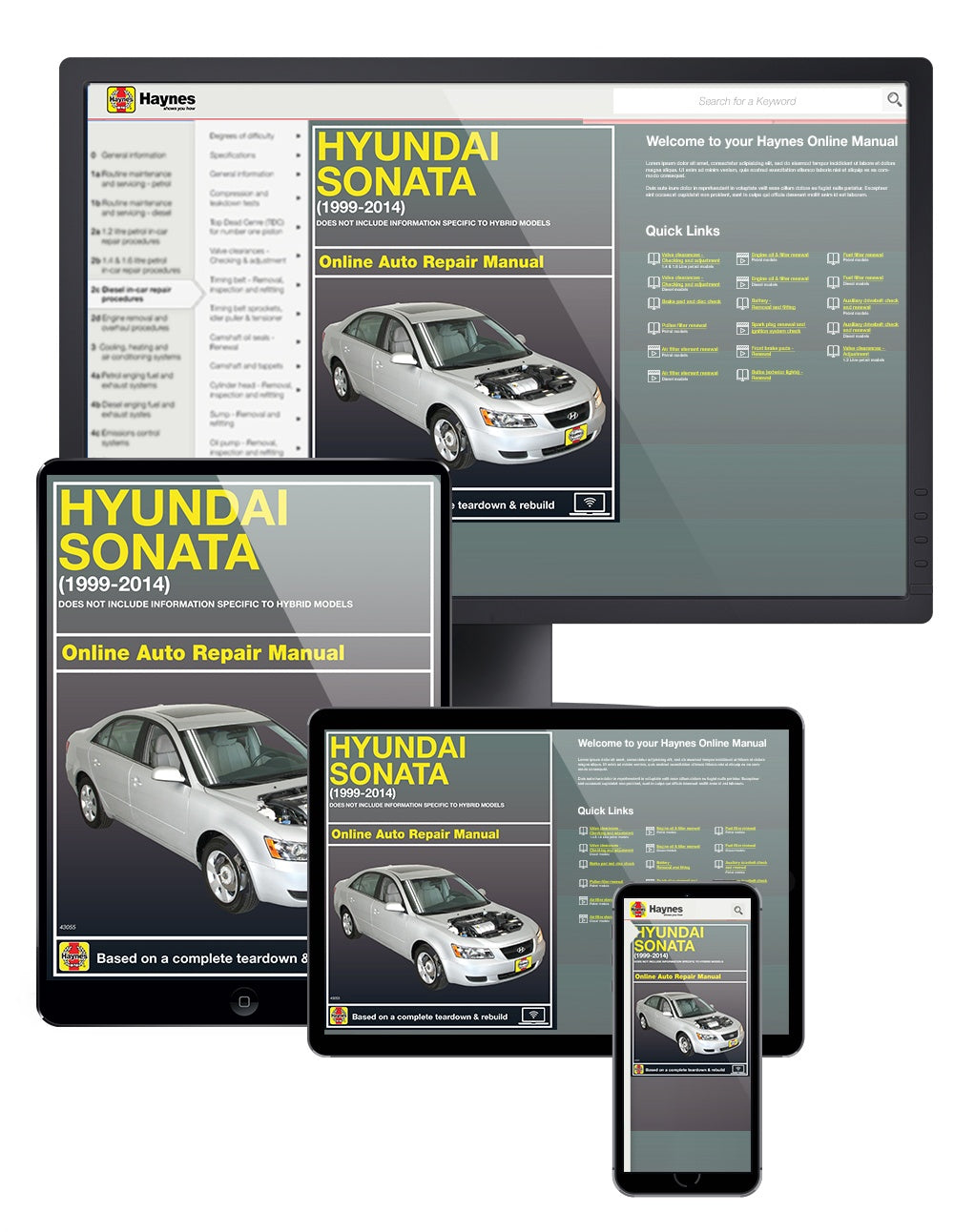 Hyundai Sonata (99-14) Haynes Online Manual