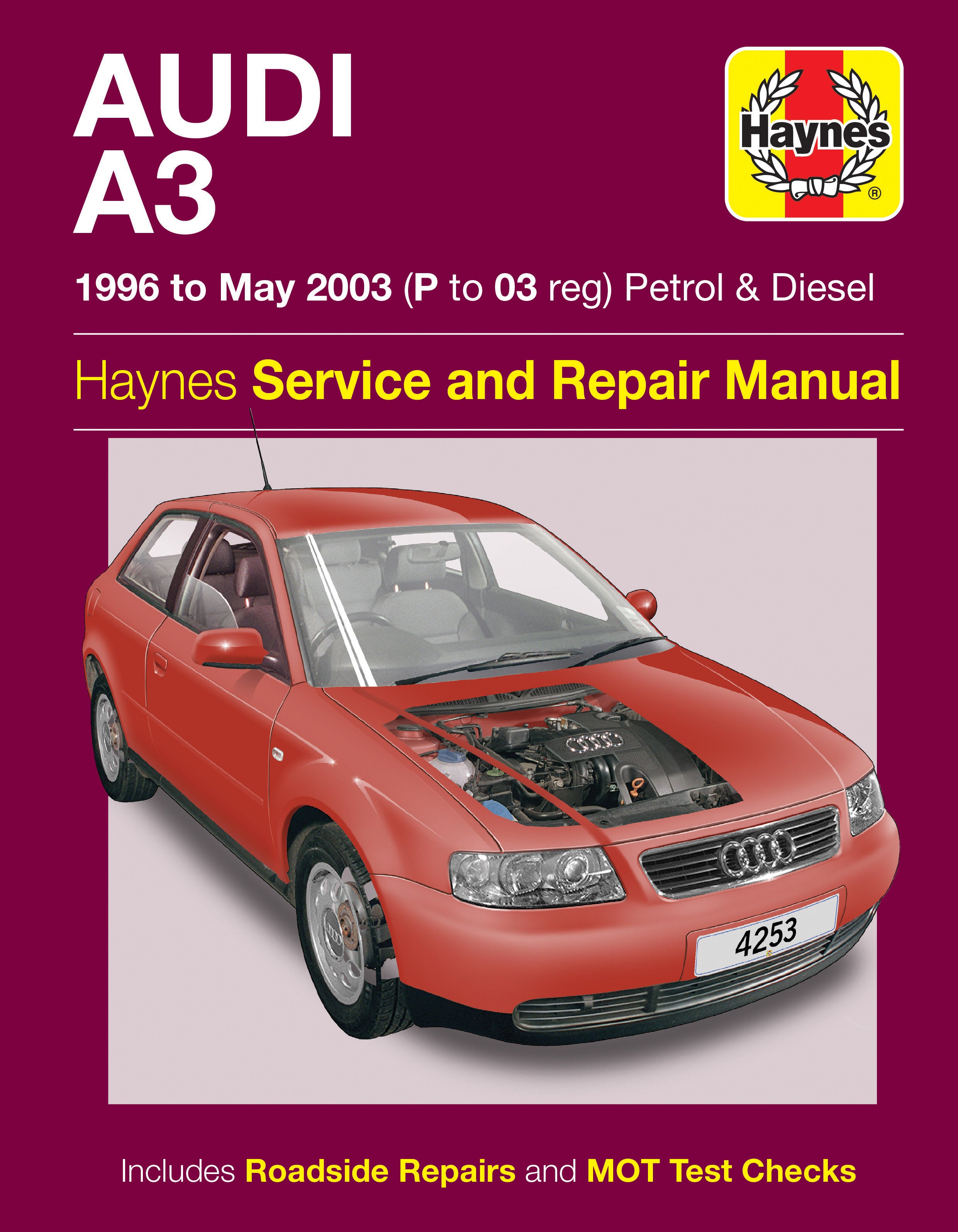 Audi A3 Petrol & Diesel (96 - May 03) Haynes Repair Manual Digital Edition