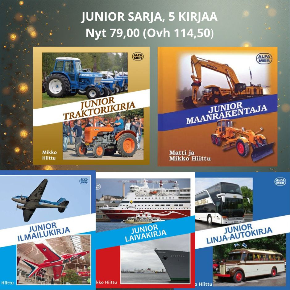 Junior sarja 5 kuvakirjaa