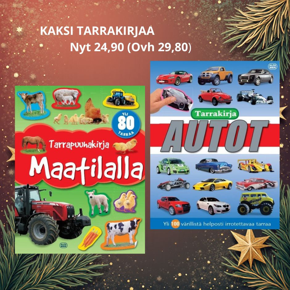 Tarrakirjat -sarja 2 tarrakirjaa