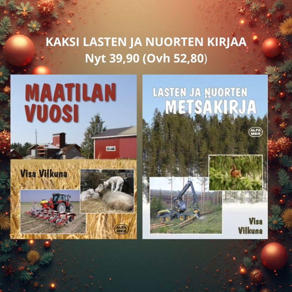Lasten ja nuorten kirjapaketti, sis. 2 kirjaa