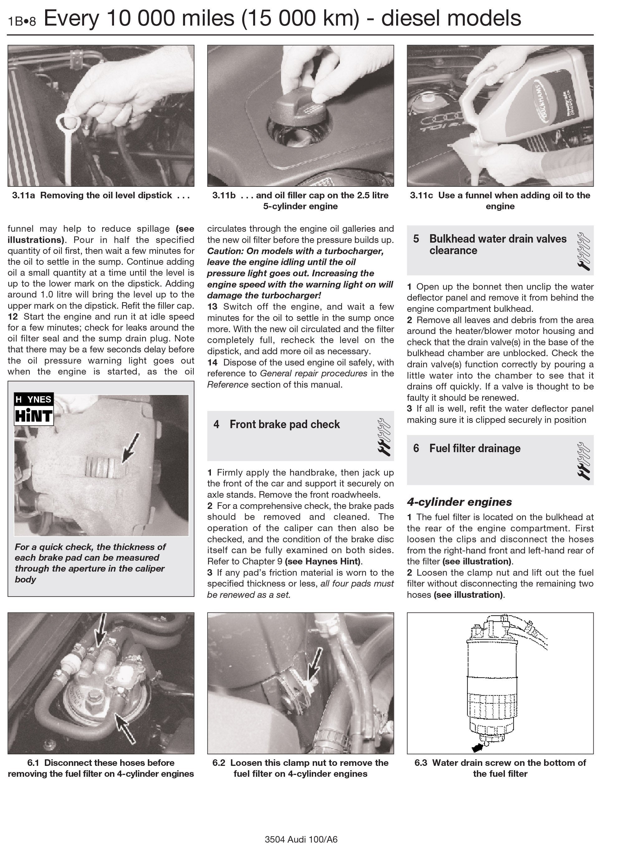 Audi 100 & A6 Petrol & Diesel (May 91 - May 97) Haynes Repair Manual Digital Edition